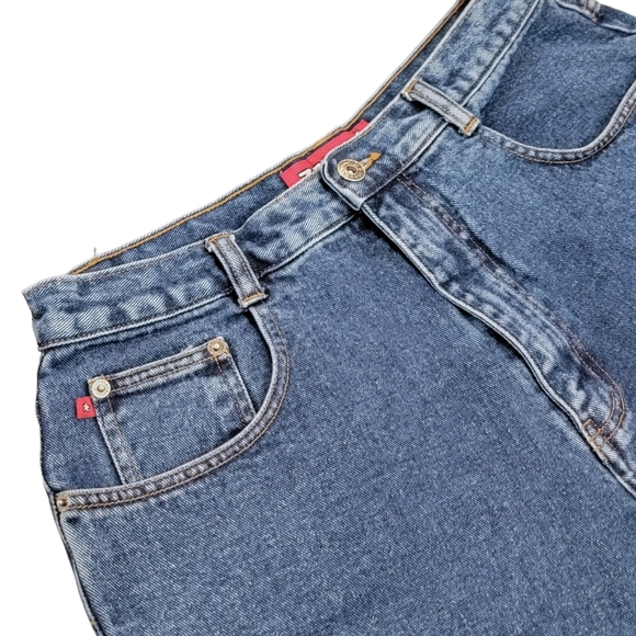 Zana Di Flare Blue Denim Jeans 100% Cotton Curvy Fit Size Women's 16 - Picture 4 of 8